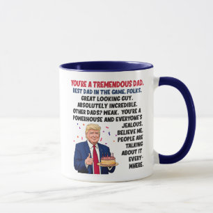 Vater Birthday Donald Trump Tasse