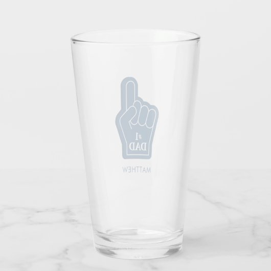 Vater Birthday Keepake Personalisiert Glas (Rückseite)