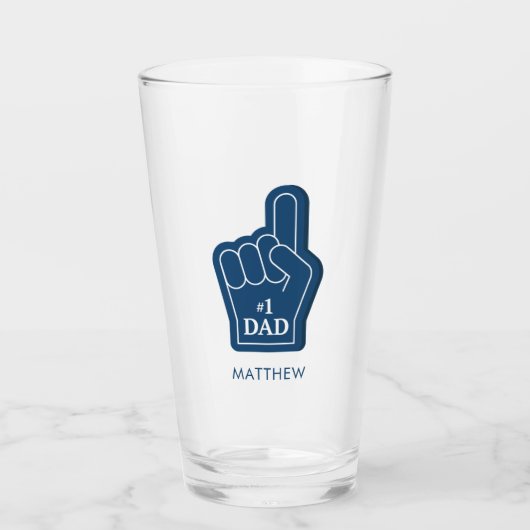 Vater Birthday Keepake Personalisiert Glas (Vorderseite)