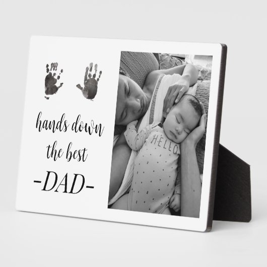 Vater Birthday Vathers Day Handprint Foto Fotoplatte (Seite)