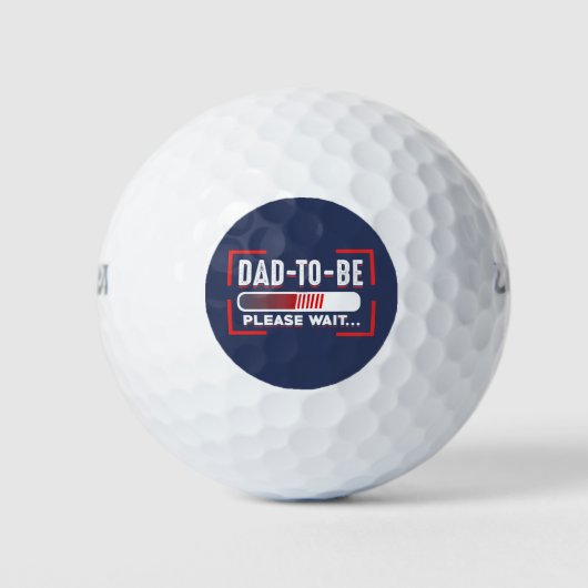 Vater bitte warten golfball (Vorderseite)