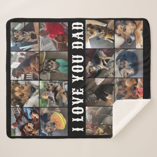 Vater Blanket Sherpadecke (Vorderseite (Horizontal))