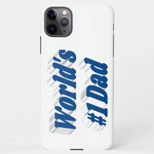 Vater Blau Text iPhone Gehäuse iPhone Hülle (Rückseite)