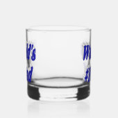 Vater blauer Halbtext Vathage Day Whiskyglas (Links)