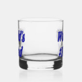 Vater blauer Halbtext Vathage Day Whiskyglas (Rechts)