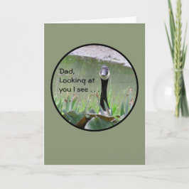 Vater, Blick auf Sie Ich sehe / Gänse schauen in K Karte