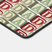 Vater Blocks Pattern Vater Daddy Theme Schreibtischunterlage (Ecke)