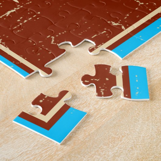 Vater Blue Chevy Garage Puzzle (Seite)