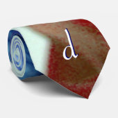 Vater Blue Tulips Krawatte (Gerollt)