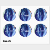 Vater Blue Tulips Sticker (Blatt)