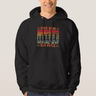 Vater Bod arbeitet an Sixpack mit Bierledervätern Hoodie