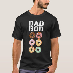 Vater Bod Donut Abs Vater Vater Funny Muskel Six P T-Shirt