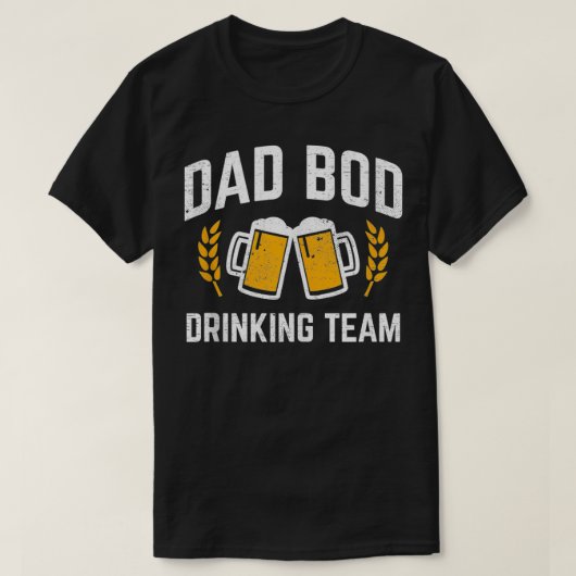 Vater Bod Drink Team Bier Drinker Vater T-Shirt (Design vorne)