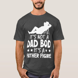 Vater Bod Father Abbildung Funny Monochrome T-Shir T-Shirt