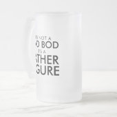 Vater Bod Father Abbildung Mattglas Bierglas (Vorderseite Links)