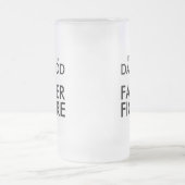 Vater Bod Father Abbildung Mattglas Bierglas (Mittel)