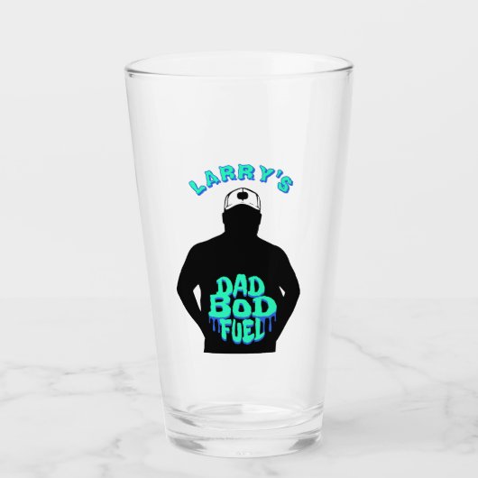 Vater Bod Fuel Funny Glas (Vorderseite)