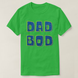 Vater Bod Glitzer T - Shirt