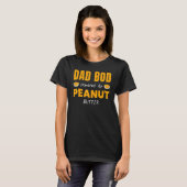 Vater-Bod mit Erdnussballengraph T-Shirt (Vorne ganz)