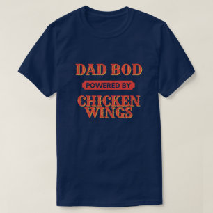 Vater Bod mit Hühnerflügel-T - Shirt