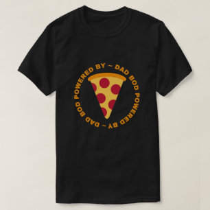 Vater Bod mit Pizza T-Shirt