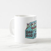 Vater Bod mit Sixpack Bierfreude Kaffeetasse (Vorderseite Links)