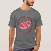 Vater Bod mit Steak T-Shirt (Vorderseite)