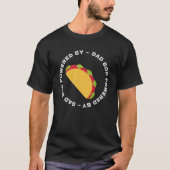 Vater Bod mit Tacos Glitzer T - Shirt (Vorderseite)