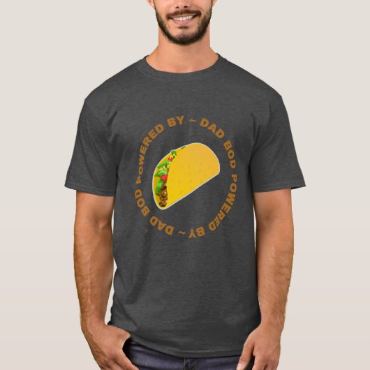 Vater Bod mit Tacos T-Shirt (Vorderseite)