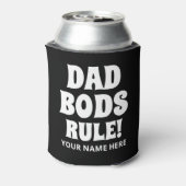 Vater Bods Regel lustig personalisiert kann cooler Dosenkühler (Kanne Rückseite)