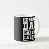 Vater Bootleder Kapitän 1 T - Shirt Kaffeetasse (VorderseiteRechts)