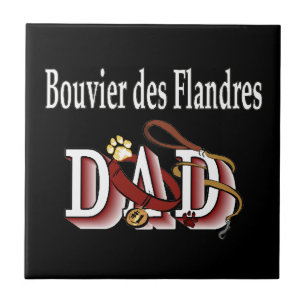 Vater Bouvier des Flandres Fliese