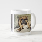 Vater Boxer Jumbo-Tasse (Vorderseite Rechts)