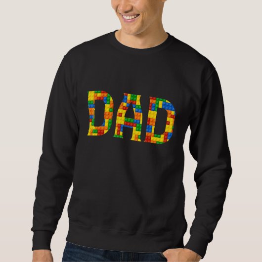 Vater Brick Builder Blocks Master Builder Vathers Sweatshirt (Vorderseite)