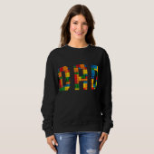 Vater Brick Builder Funny Blocks Master Builder Sweatshirt (Vorne ganz)