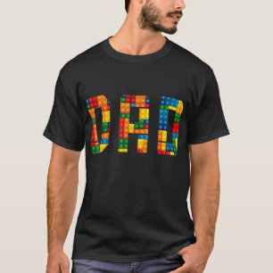 Vater Brick Builder Funny Blocks Master Builder T-Shirt