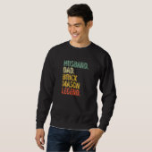 Vater Brick Mason Legend Vaterin Sweatshirt (Vorne ganz)