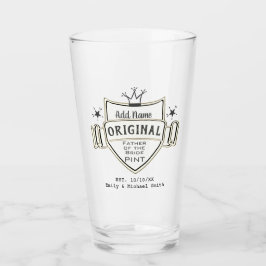 VATER BRIDE - Personalisierte Trauzeugen PINT GLAS