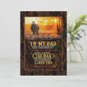 Vater| Brief an meinen Vater Der Mann, den ich Ihn Einladung (Stehend Vorderseite)