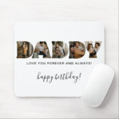 VATER-Brief-Fotocollage Geburtstag Mousepad (Mit Mouse)