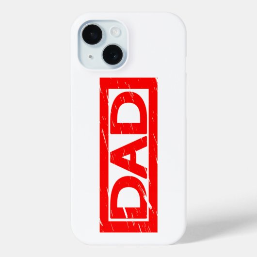 Vater Briefmarke Case-Mate iPhone Hülle (Rückseite)