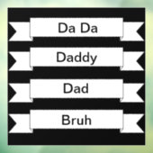 Vater Bruh Window Decal Fensteraufkleber (Blatt 3)