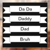 Vater Bruh Window Decal Fensteraufkleber (Blatt 2)