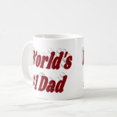 Vater burgunder halber Text Kaffeetasse (Vorderseite Links)