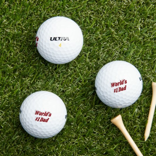Vater burgundy text golfball (Insitu Gras)