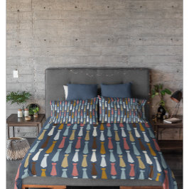 Vater Business Krawatte Muster Kissenbezug