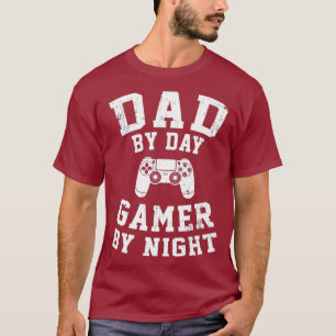 Vater by Day Gamer by Night Cool Gaming Vater T-Shirt