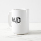 "Vater" "ca. 20xx" Vatertag Geburtstagsgeschenk Kaffeetasse (Vorderseite Links)