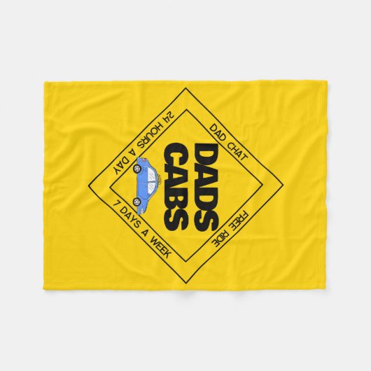 Vater Cabs Fleecedecke (Vorderseite (Horizontal))