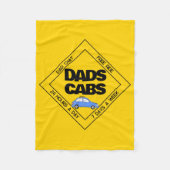 Vater Cabs Fleecedecke (Vorderseite)